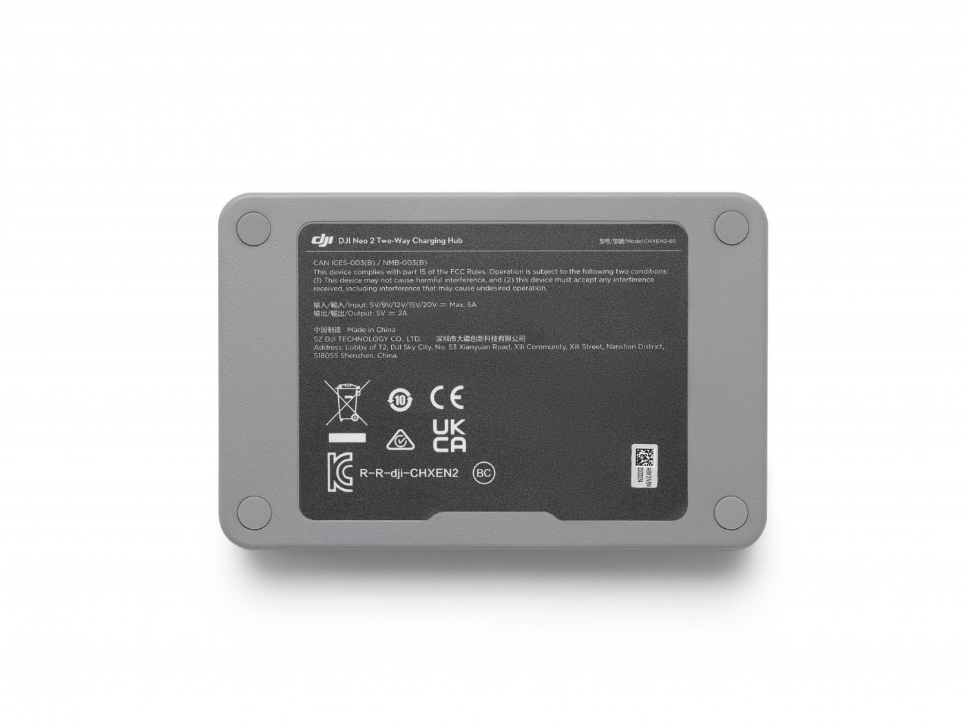 Obousměrný nabíjecí hub pro dron DJI Neo 2