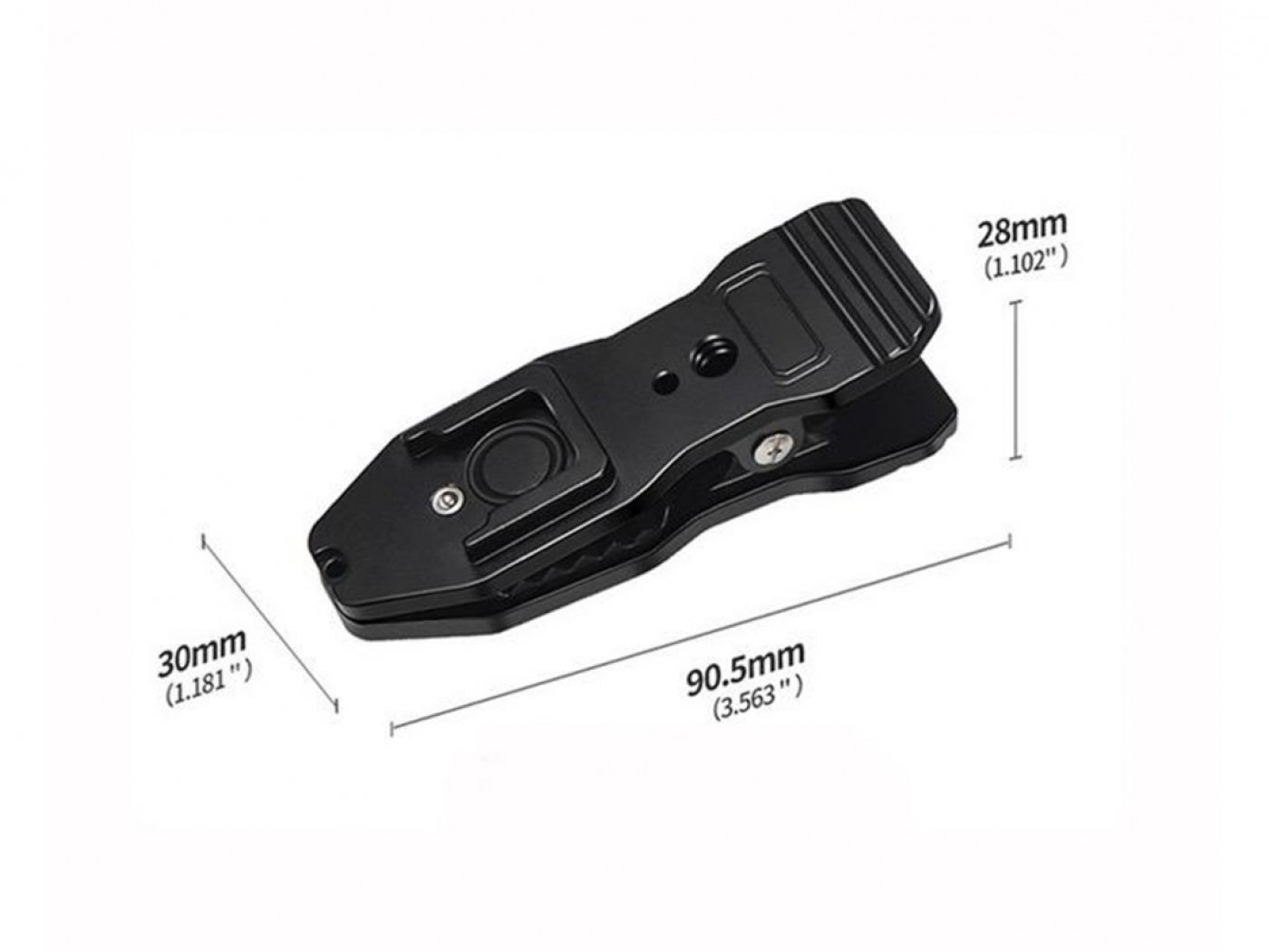 Klip na batoh pro akční kameru