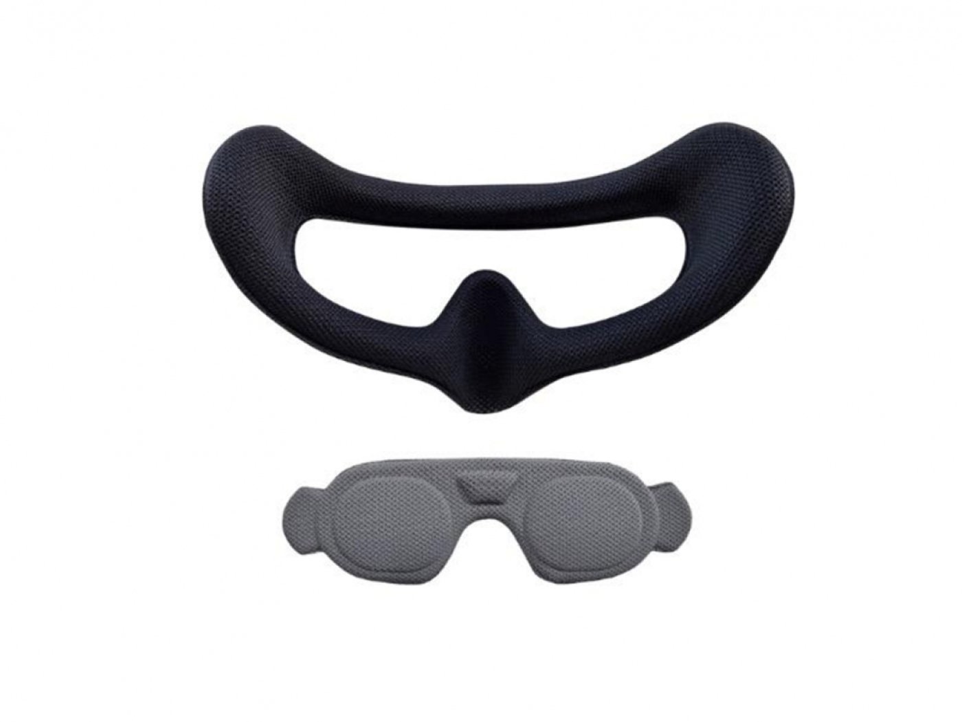 Černé pěnové polstrování a ochrana čoček na DJI Goggles 3