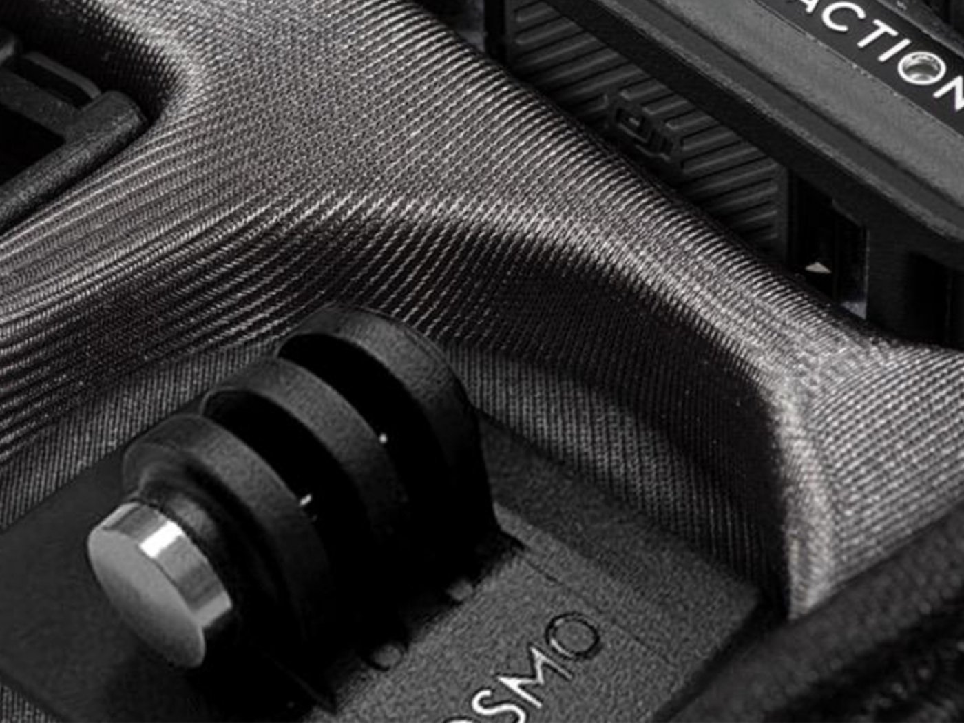 PU černé pouzdro na kameru DJI Osmo Action 3 / Osmo Action 4