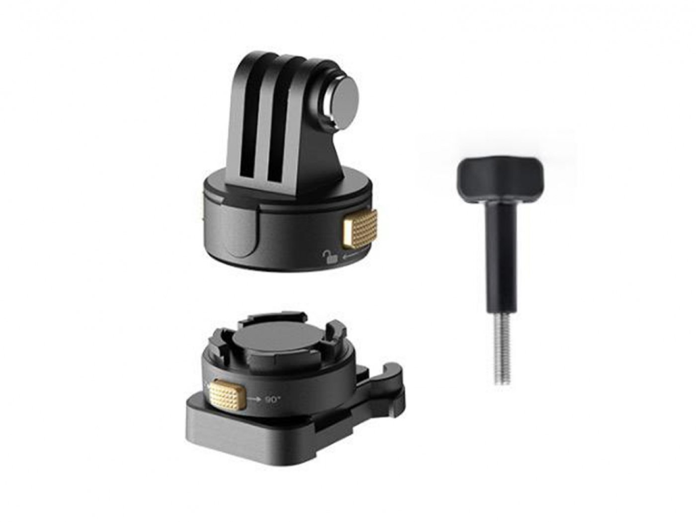 Vertikální a horizontální magnetický adaptér na akční kameru (typ 1)