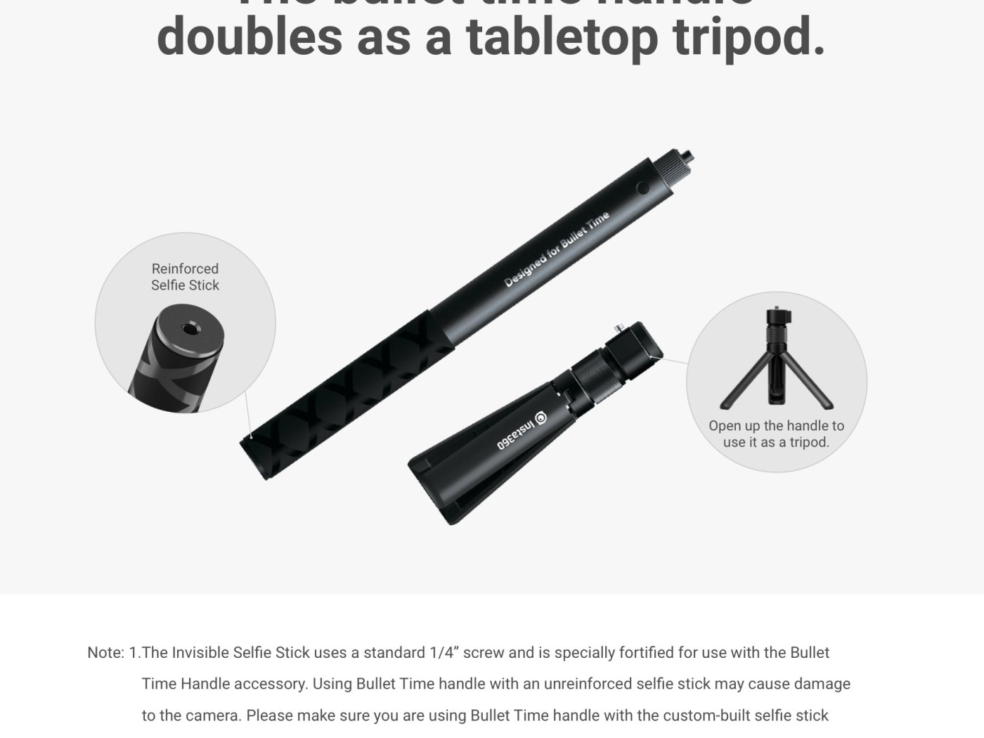 Multifunkční balíček pro režim Bullet Time ke kameře Insta360 ONE R / ONE X / ONE X2