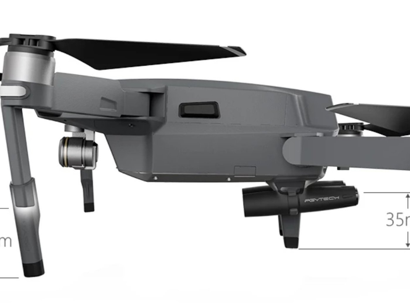DJI Mavic Pro sada LED osvětlení a zvýšené přistávací nohy