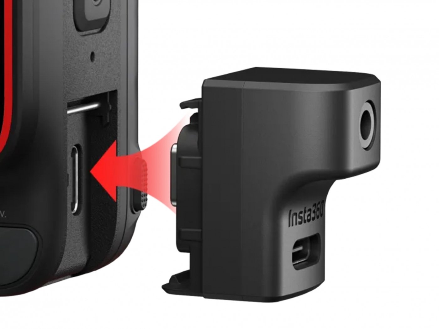 Adaptér pro mikrofon na kameru Insta360 Ace Pro