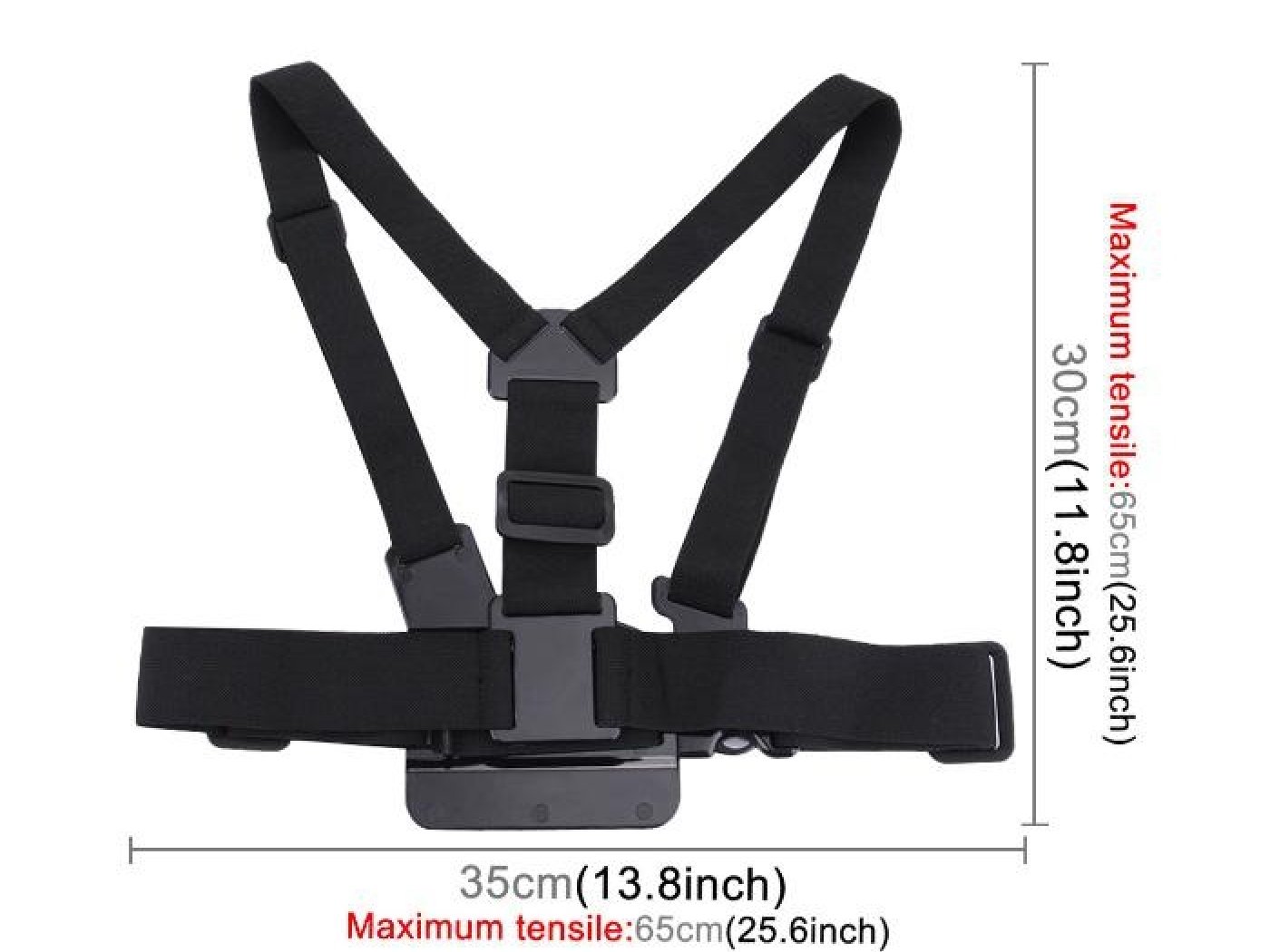 Nastavitelný hrudní popruh na akční kameru