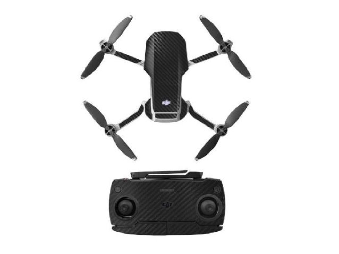 Černá samolepka na dron a ovladač DJI Mavic Mini