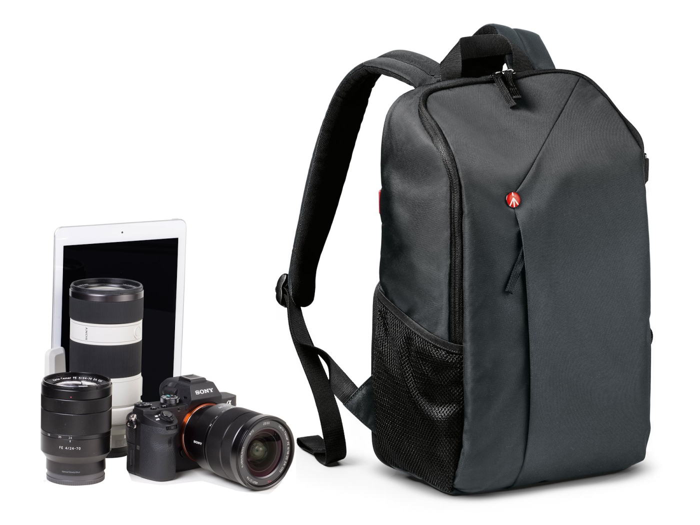 Fotobatoh Manfrotto NX CSC na dron DJI Mavic series / Spark - šedý