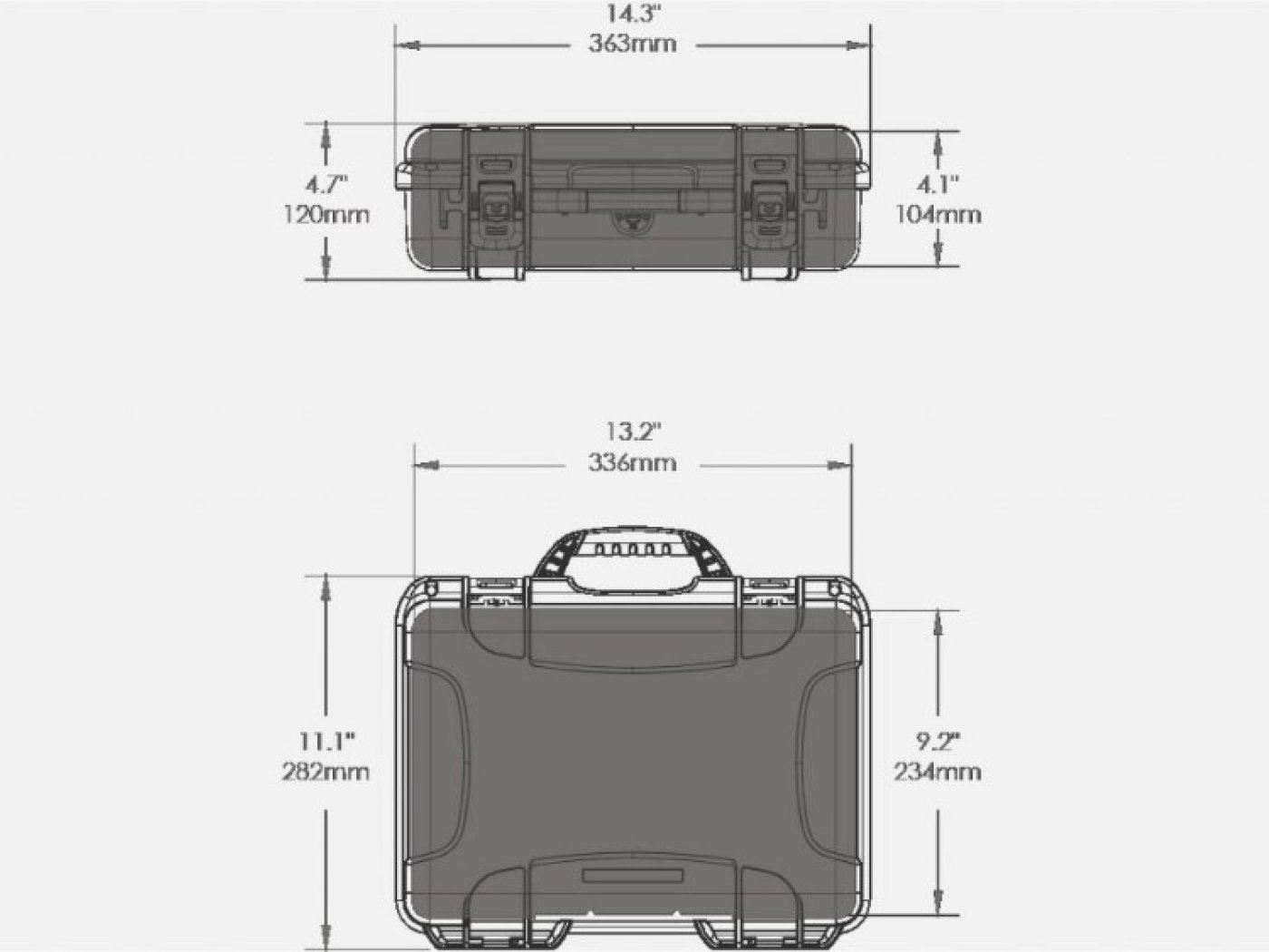 Odolný kufr NANUK 910 pro dron DJI Mavic Air