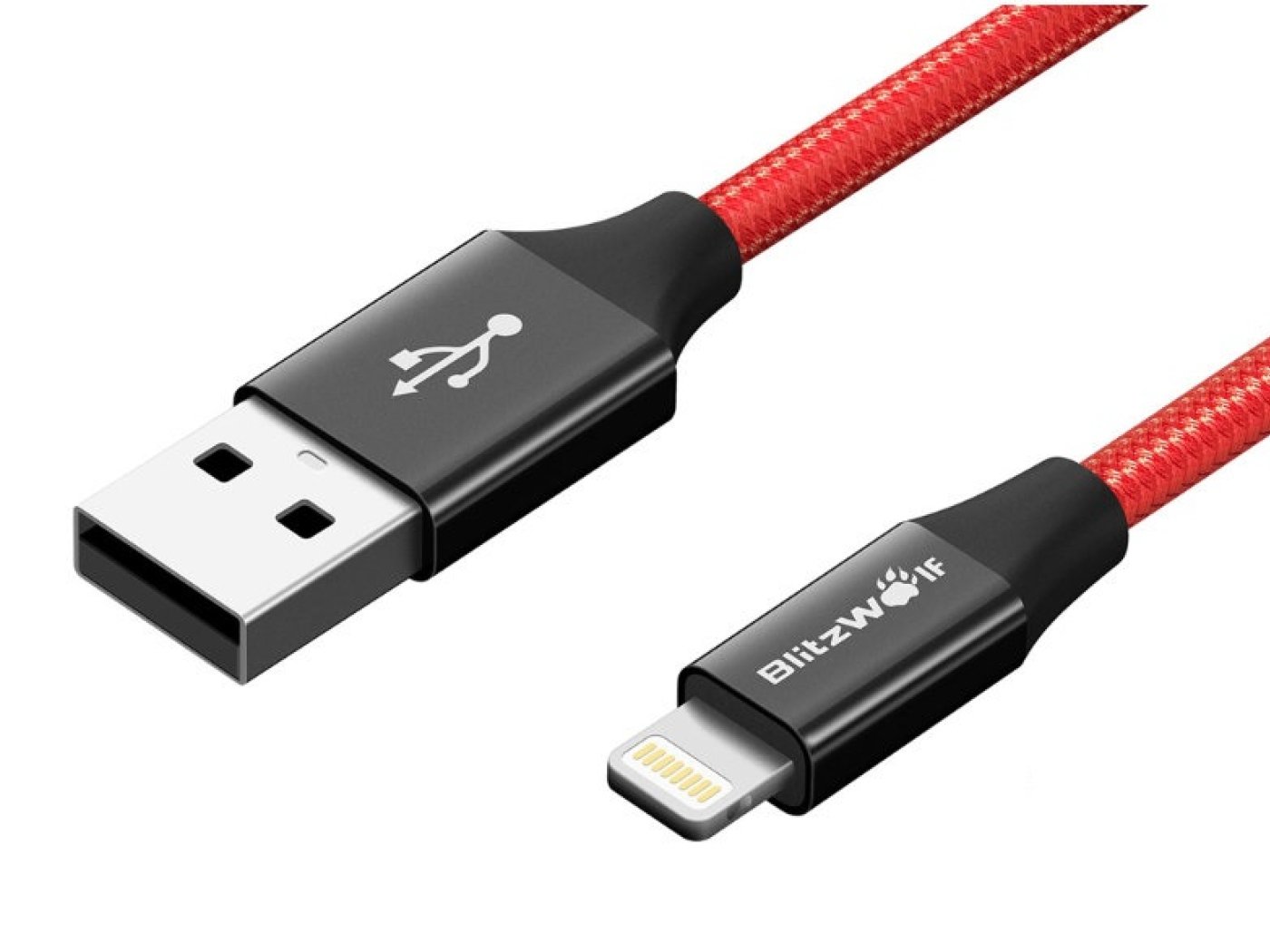 Datový kabel Lightning červený (1,8 m)