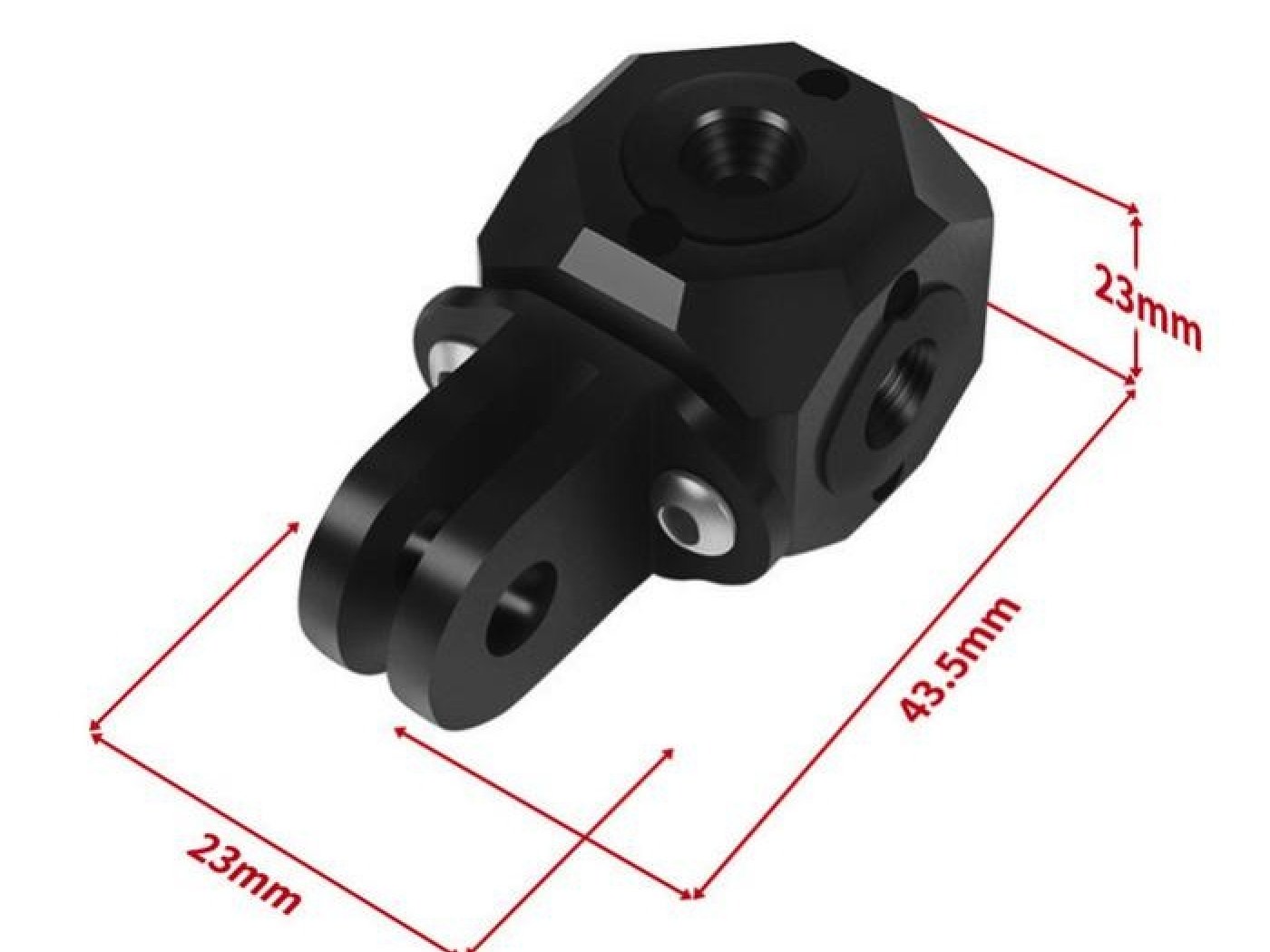 Adaptér s 1/4 závity pro akční kameru