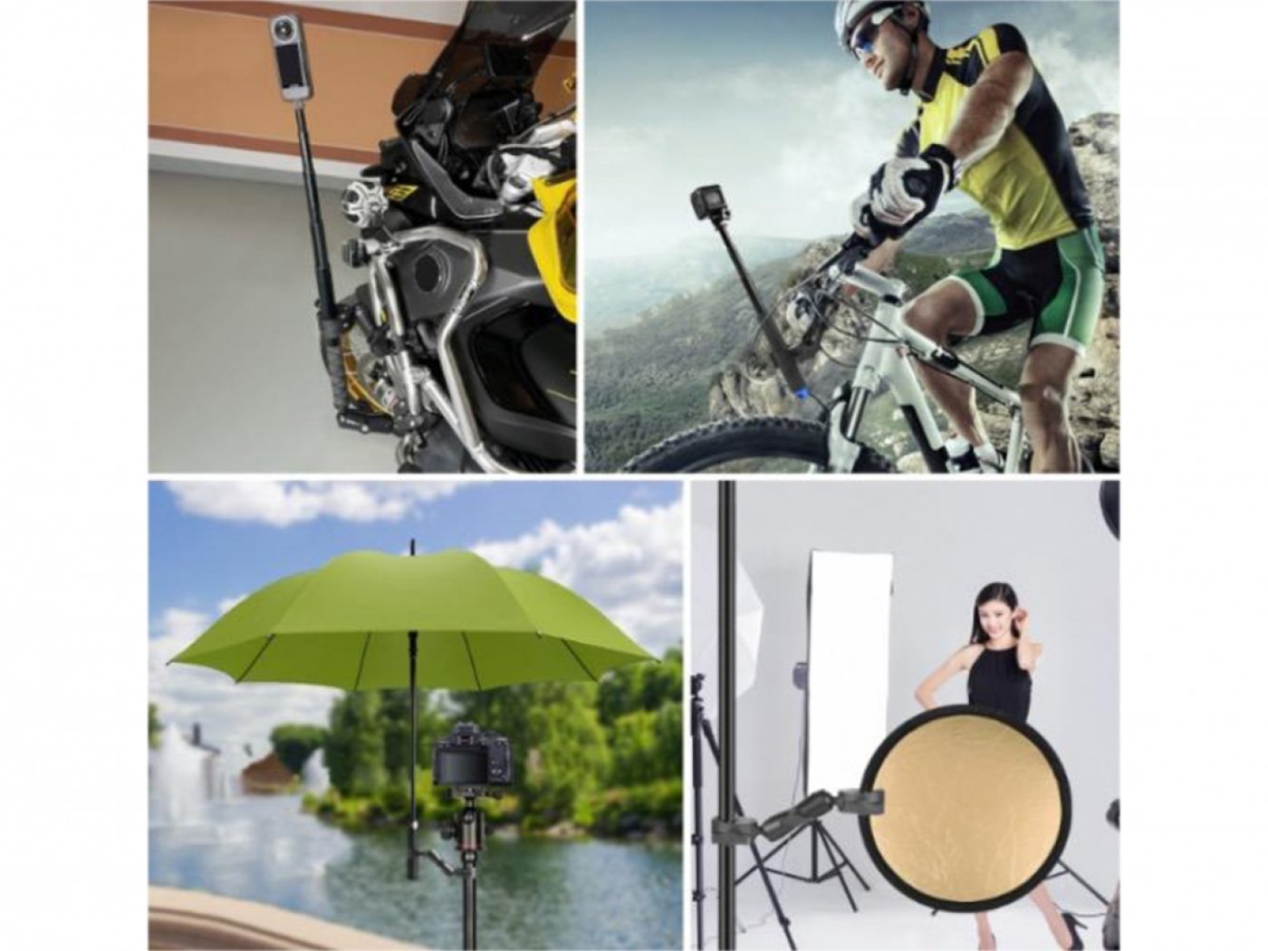 Držák na kolo pro akční kameru