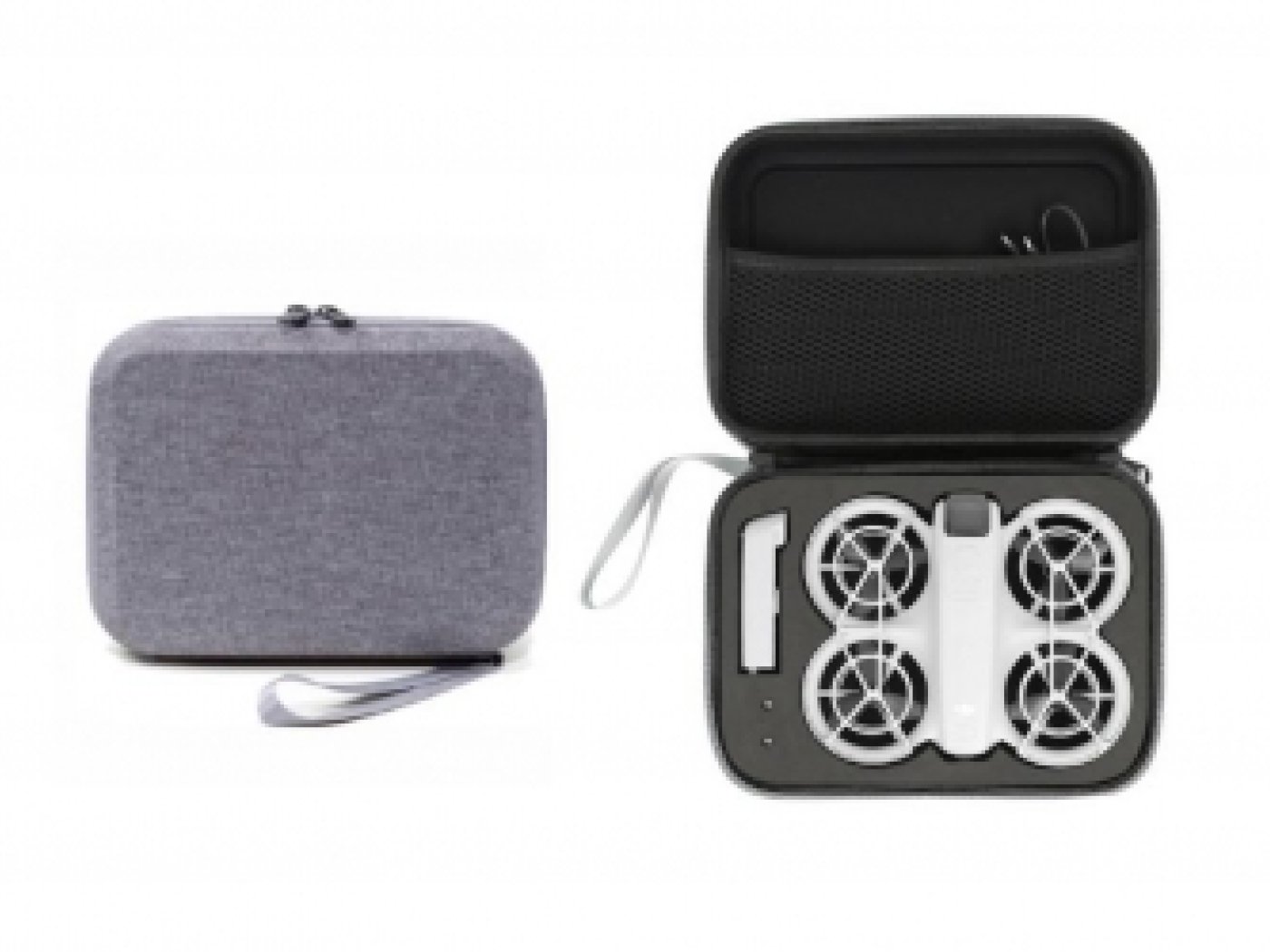 Malé šedé pouzdro na dron DJI Neo