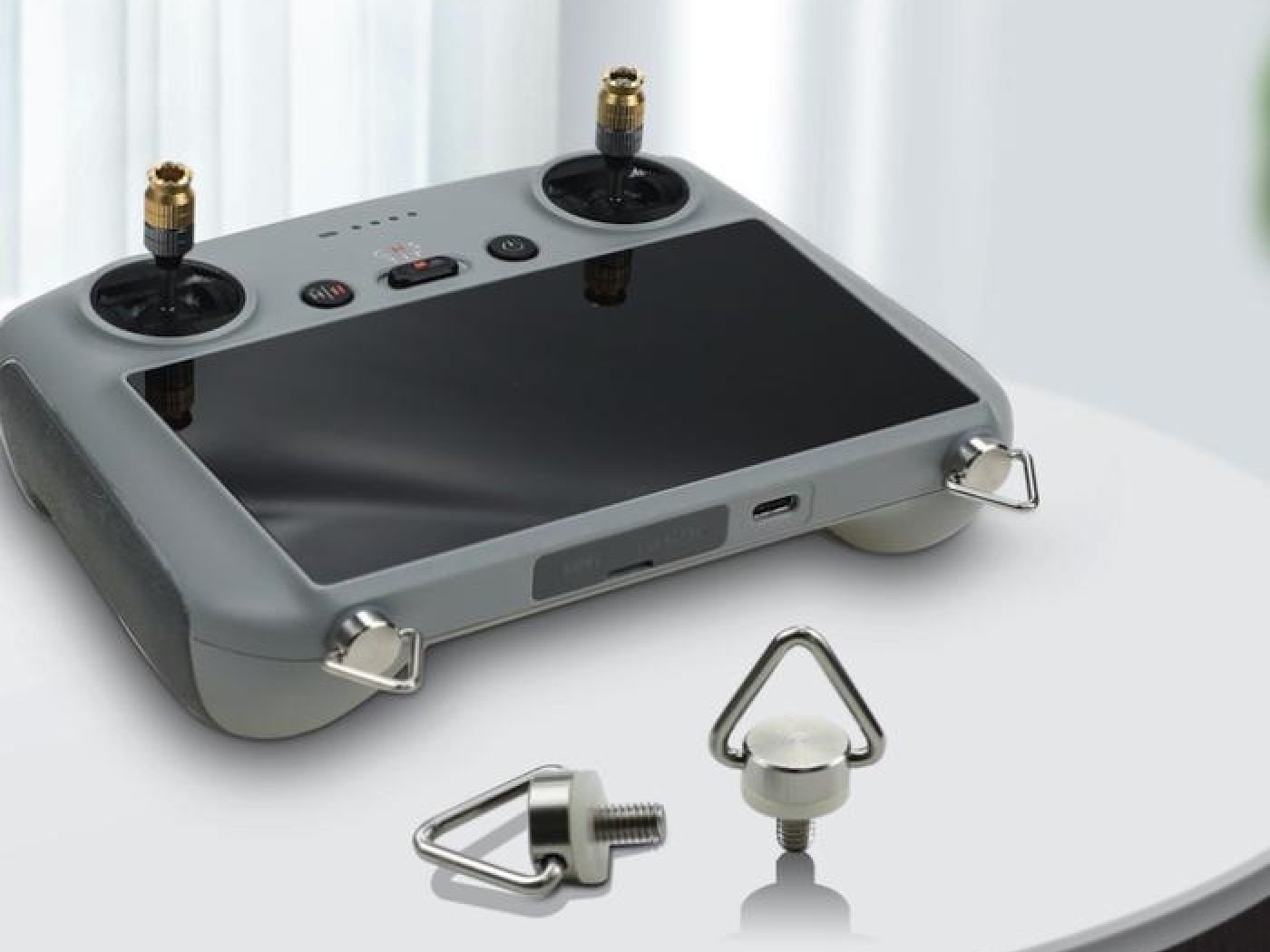 Háčky na popruh na dálkový ovladač DJI RC / RC 2 / RC Pro / Smart Controller (4ks)