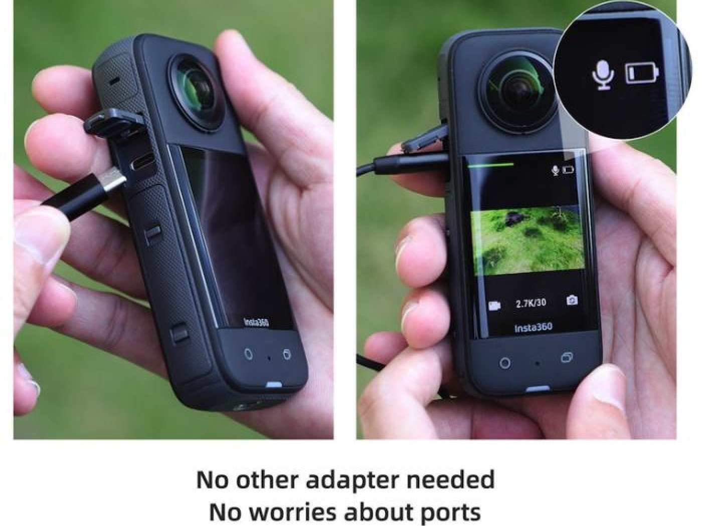 Externí mikrofon pro kameru Insta360 ONE RS 1-inch / Insta360 X3