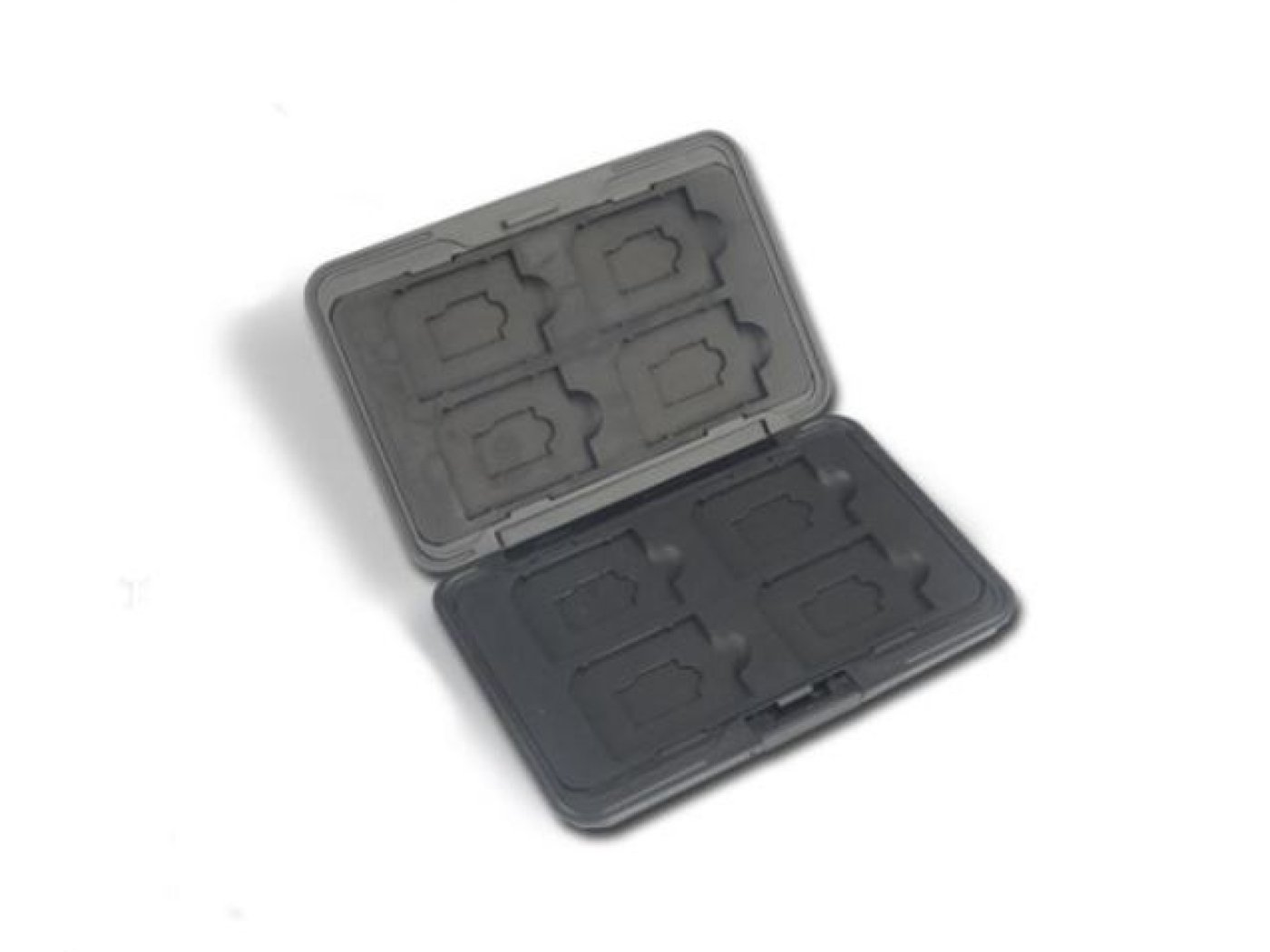 Černé mini pouzdro na paměťové karty