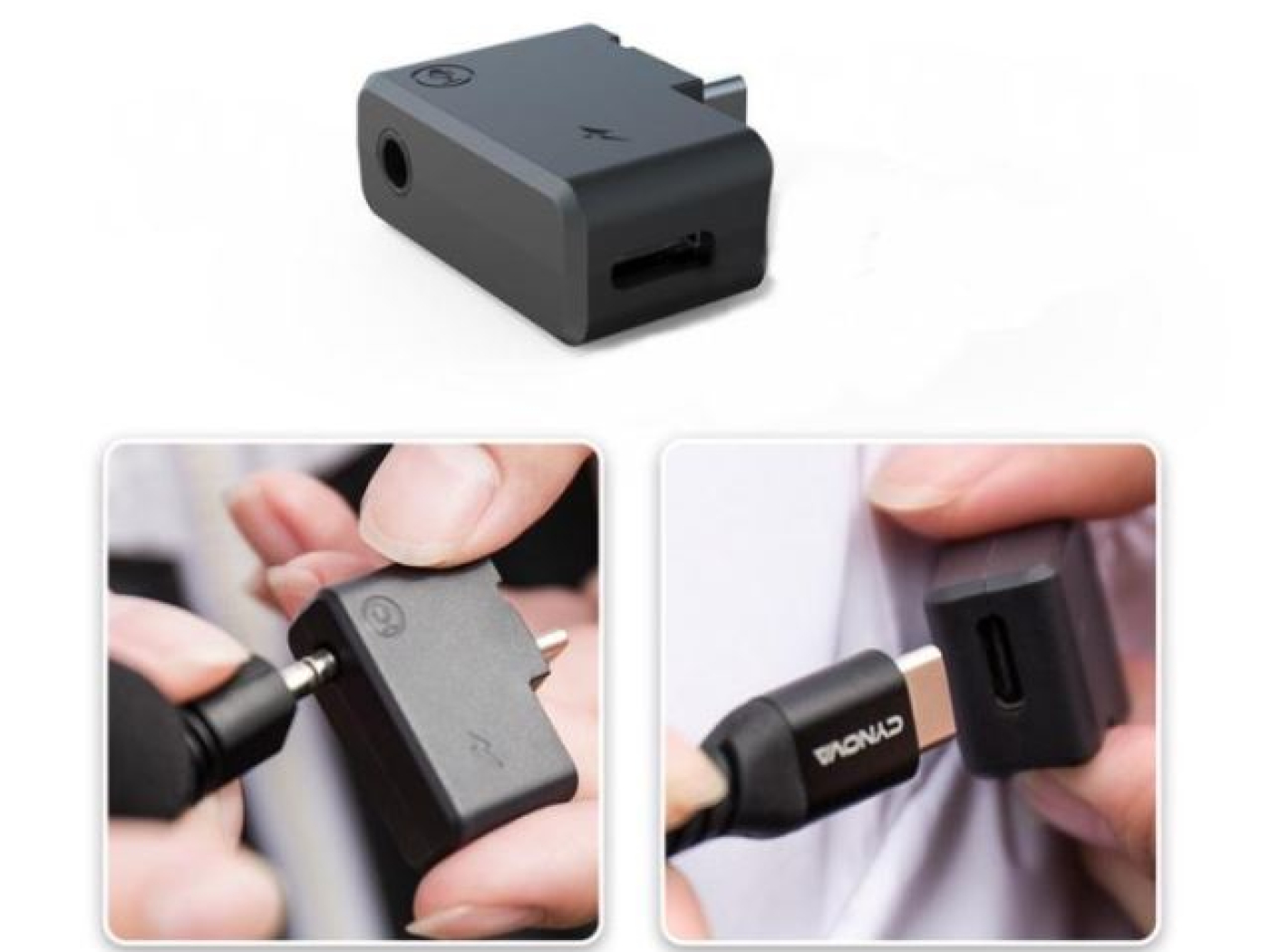 2v1 audio a nabíjecí adaptér ke kameře Insta360 ONE X2