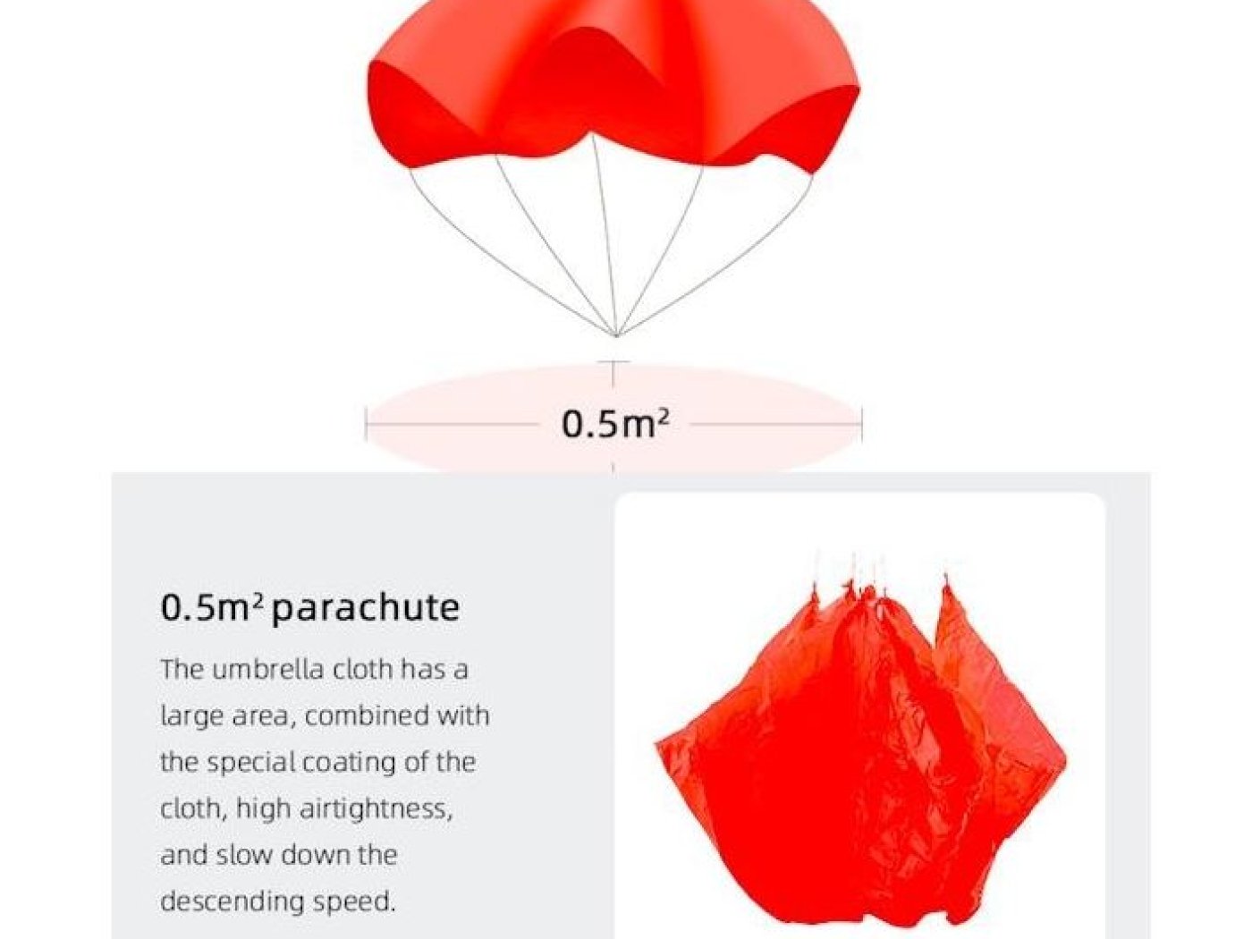 Padák na dron DJI Mavic Air 2