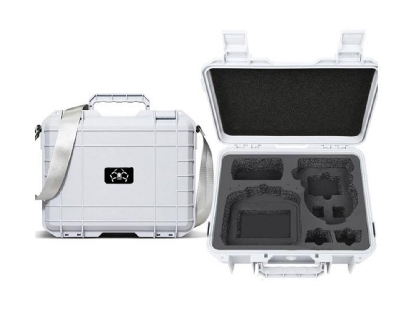 Bílý odolný kufr na dron DJI Flip