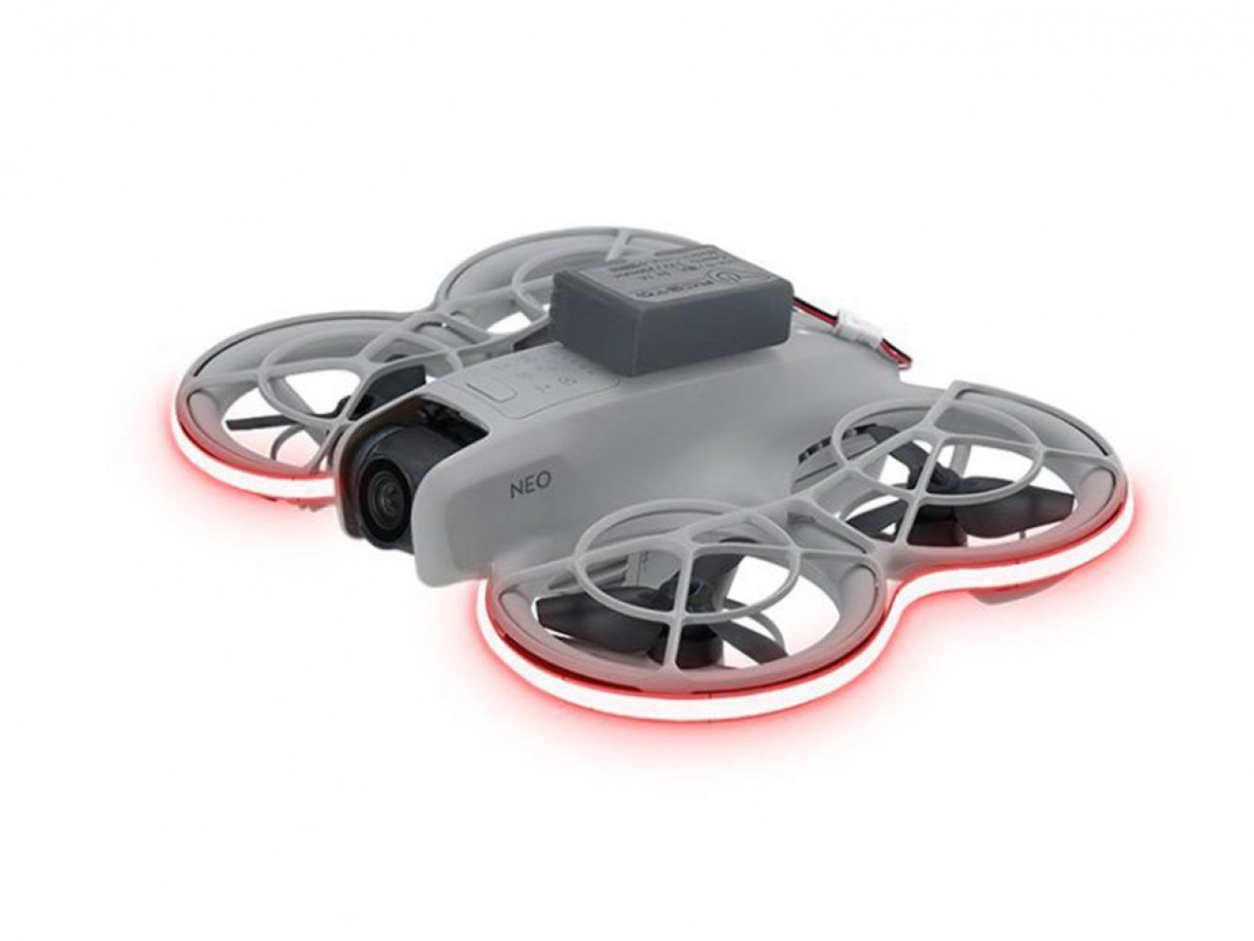 Červený LED pásek na dron DJI Neo