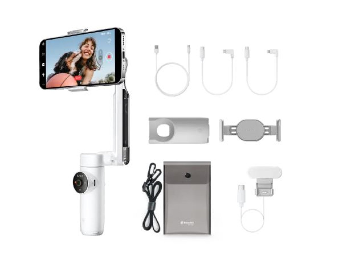 Stabilizátor na telefon Insta360 Flow Combo (bílý)