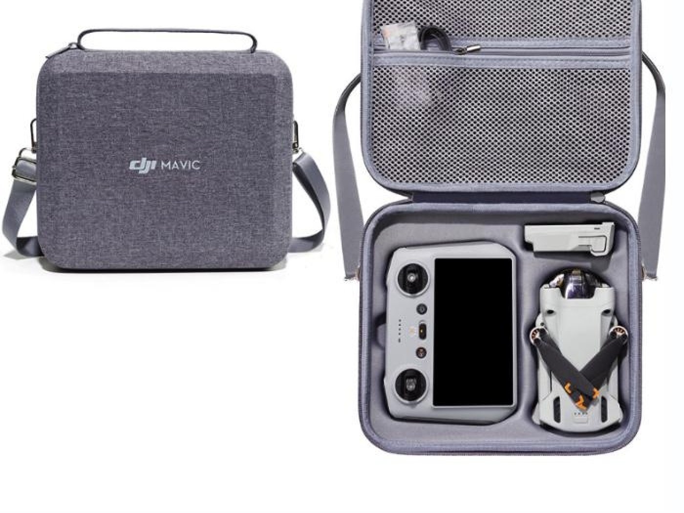 Šedé pouzdro na dron DJI Mini 3 / Mini 3 Pro