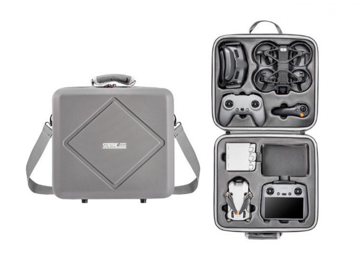 Dvouvrstvé pouzdro na dron DJI Avata 2 a DJI Mini 4 Pro