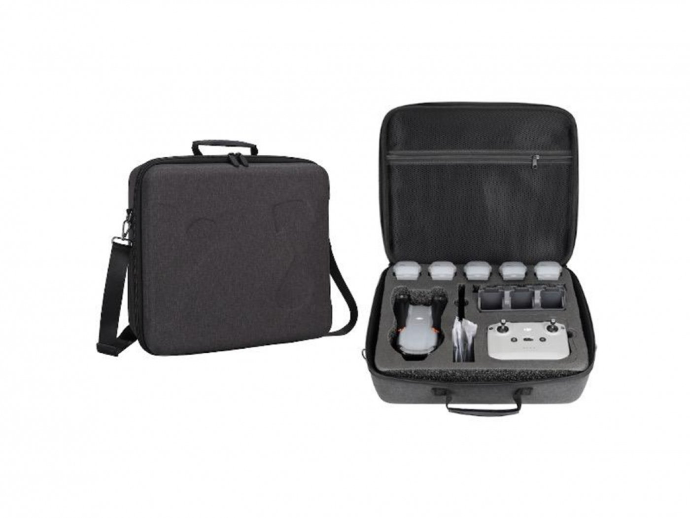 Tmavě šedé pouzdro na dron DJI Air 3