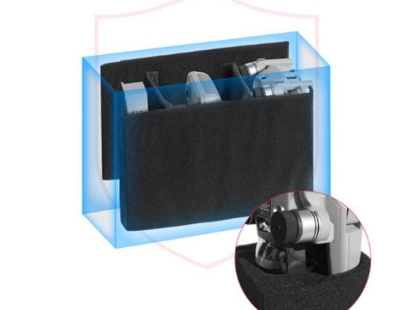 Nastavitelné pouzdro na DJI Mavic Air 2 / Air 2S / Air 3 / Mavic Mini / Mini 2 / Mini 3 / Mini 4 Pro / Mini SE