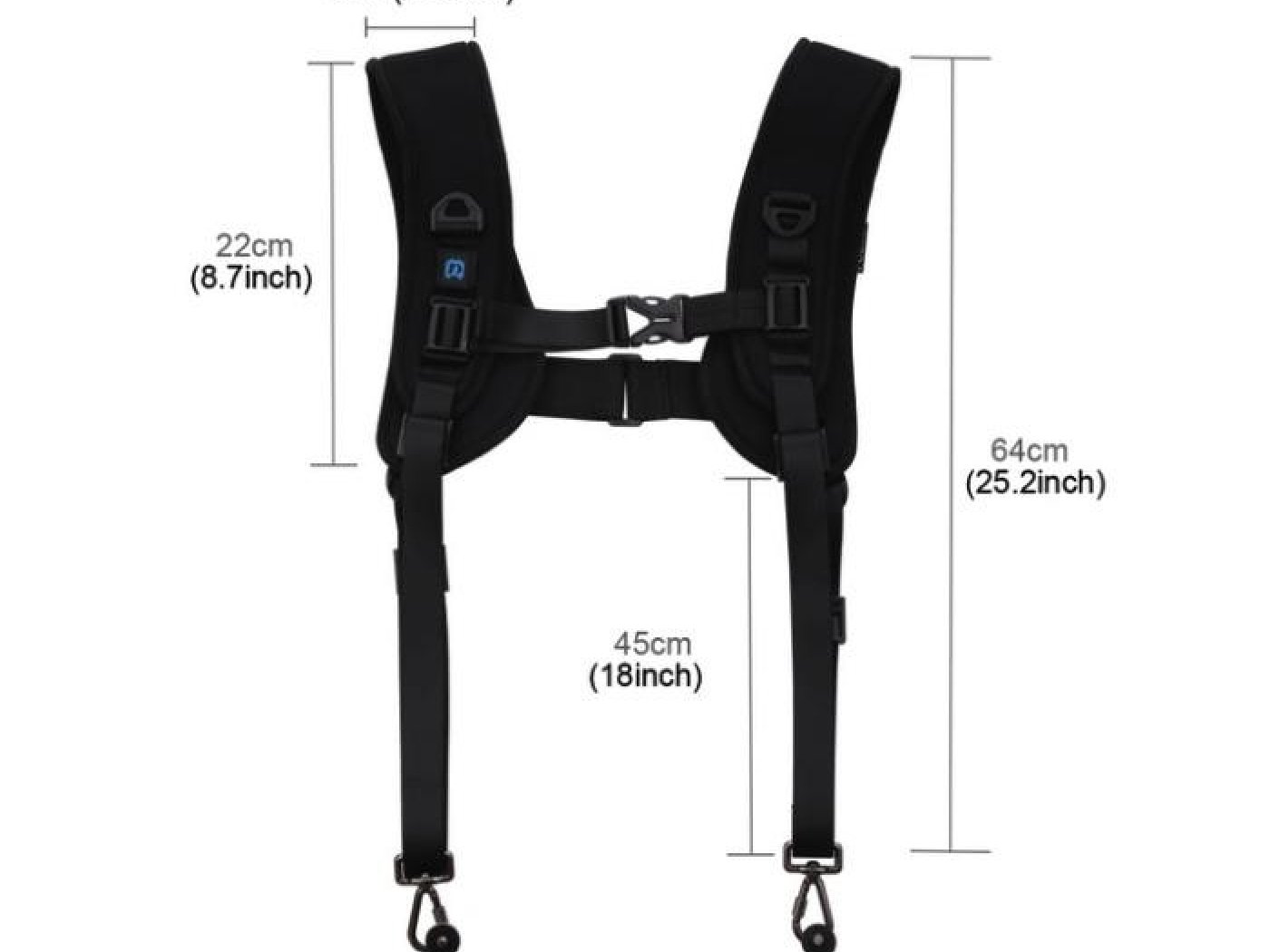 Popruh na ramena pro dva fotoaparáty