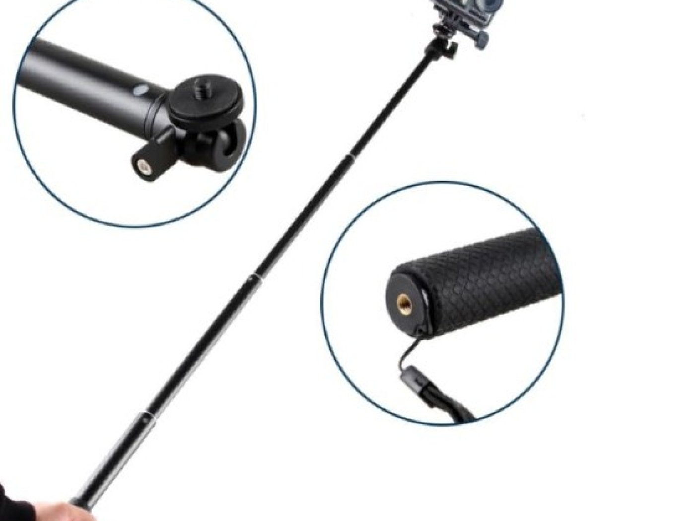 Prodlužovací tyč se stativem na DJI Osmo Action / Action 2 / Osmo Action 3