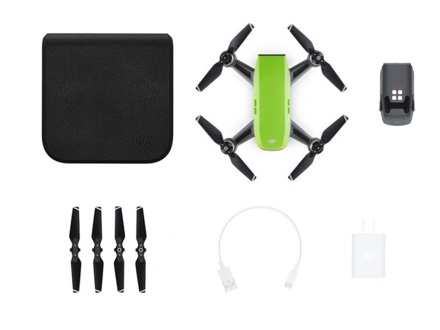 DJI Spark sada s vysílačem (Meadow Green)