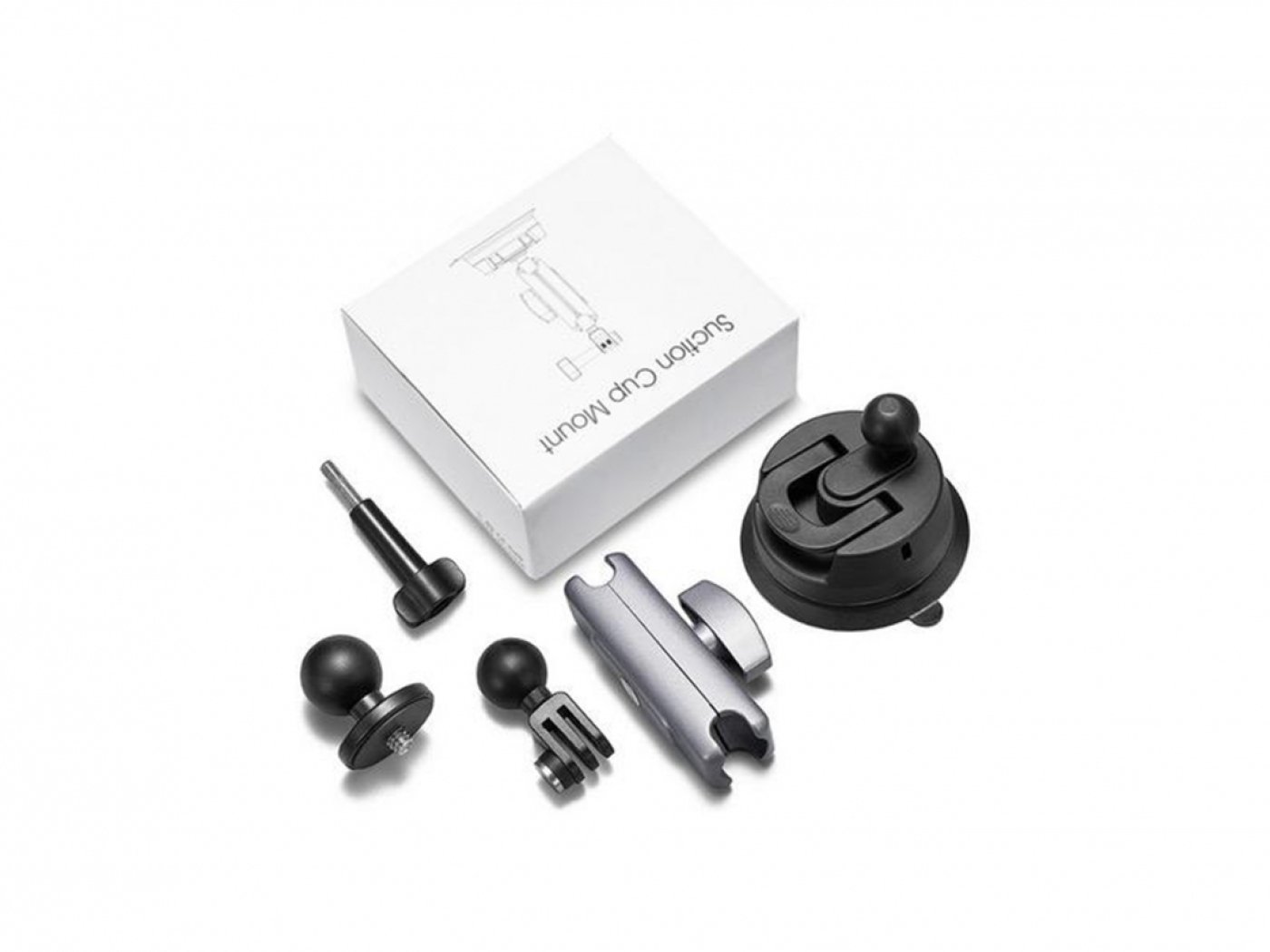 Držák akční kamery s přísavkou