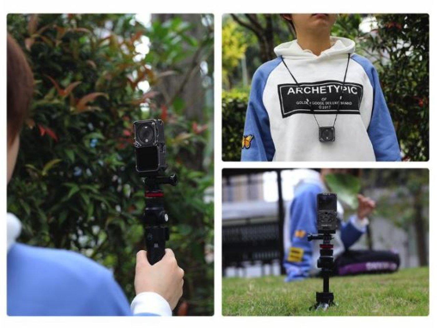 Hliníkový rám s UV filtrem na DJI Action 2