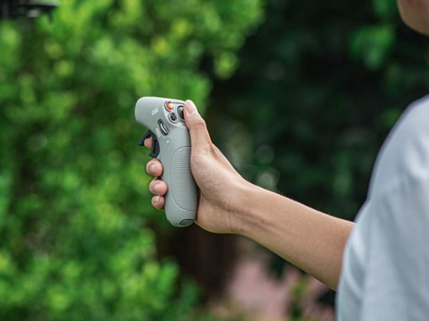 Šedý silikonový kryt na DJI RC Motion 2