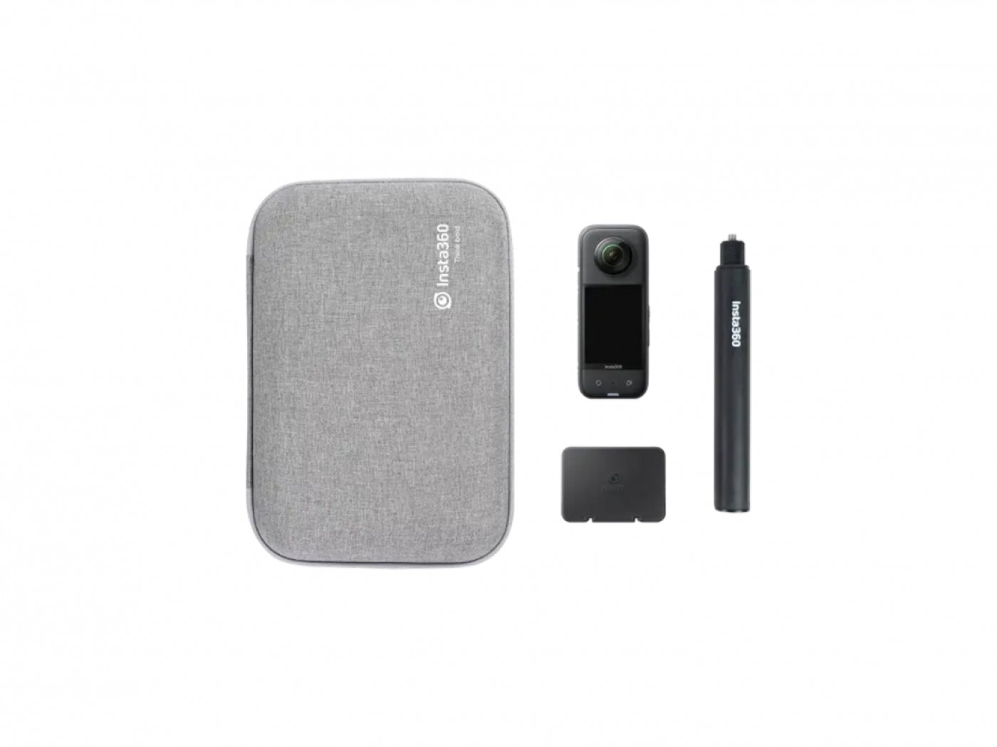 Šedé pouzdro na kameru Insta360 X3