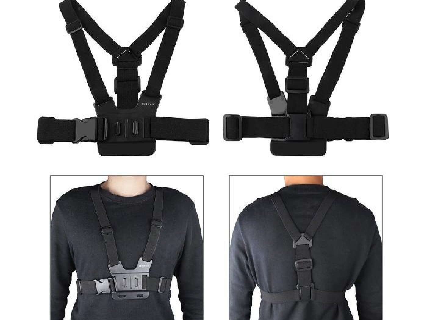 Nastavitelný hrudní popruh na akční kameru