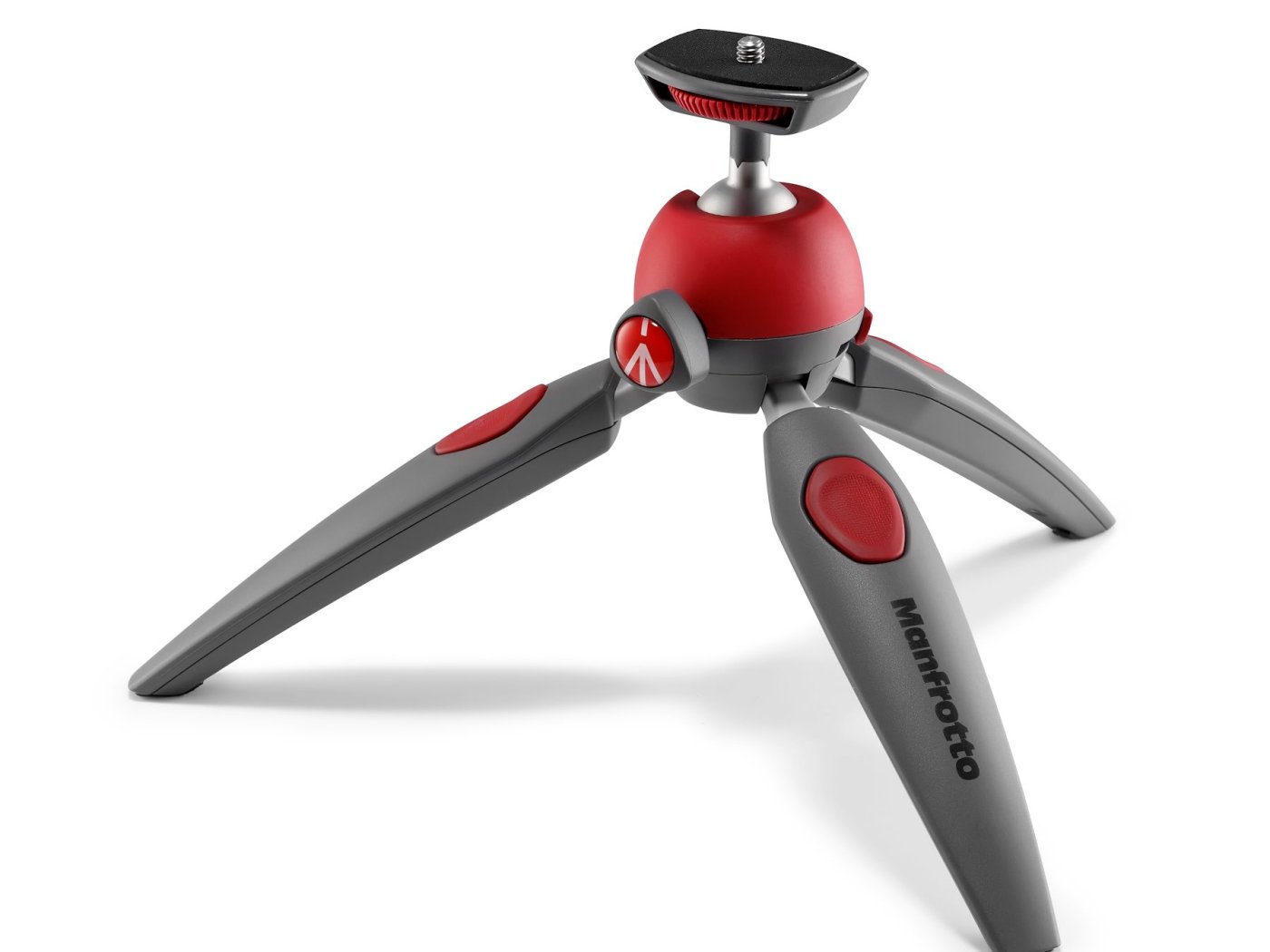 Manfrotto PIXI EVO mini stativ na DJI Osmo Action nebo fotoaparát - červený