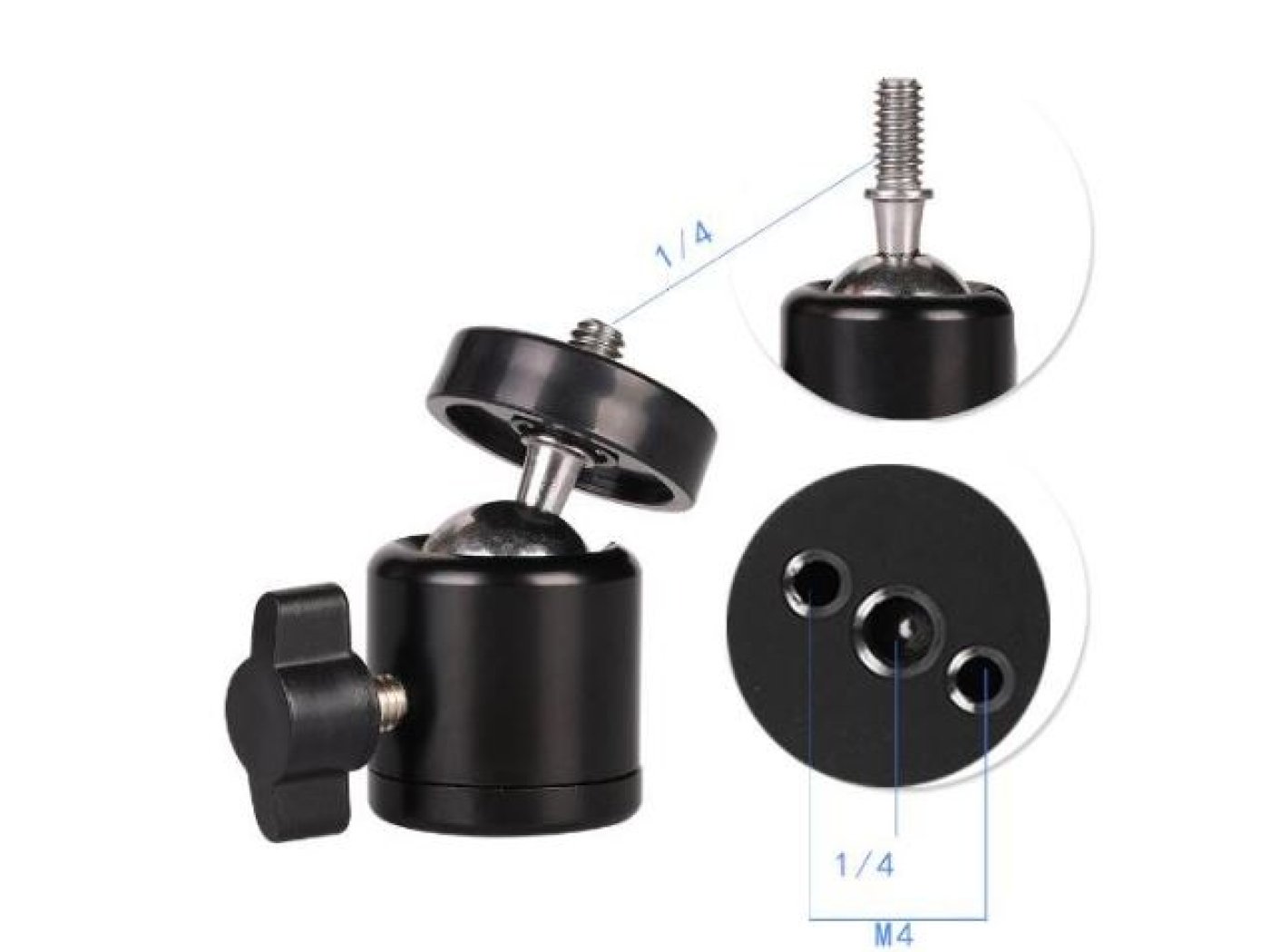 Flexibilní adaptér pro stativ nebo selfie tyč