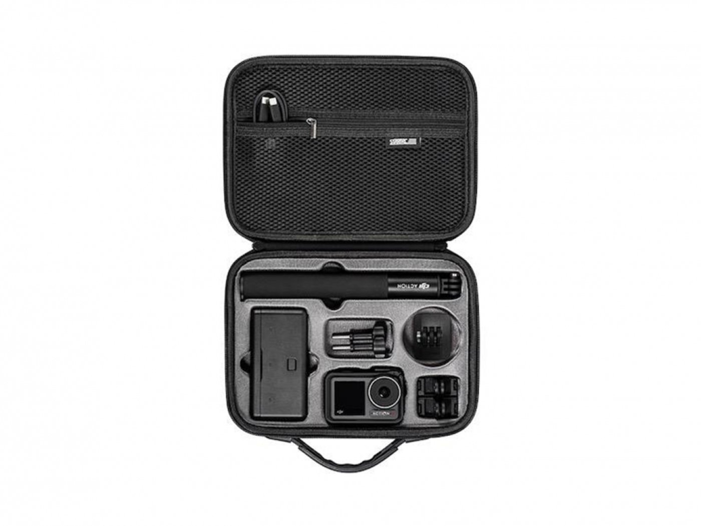 PU pouzdro s popruhem na kameru DJI Osmo Action 3 / Osmo Action 4