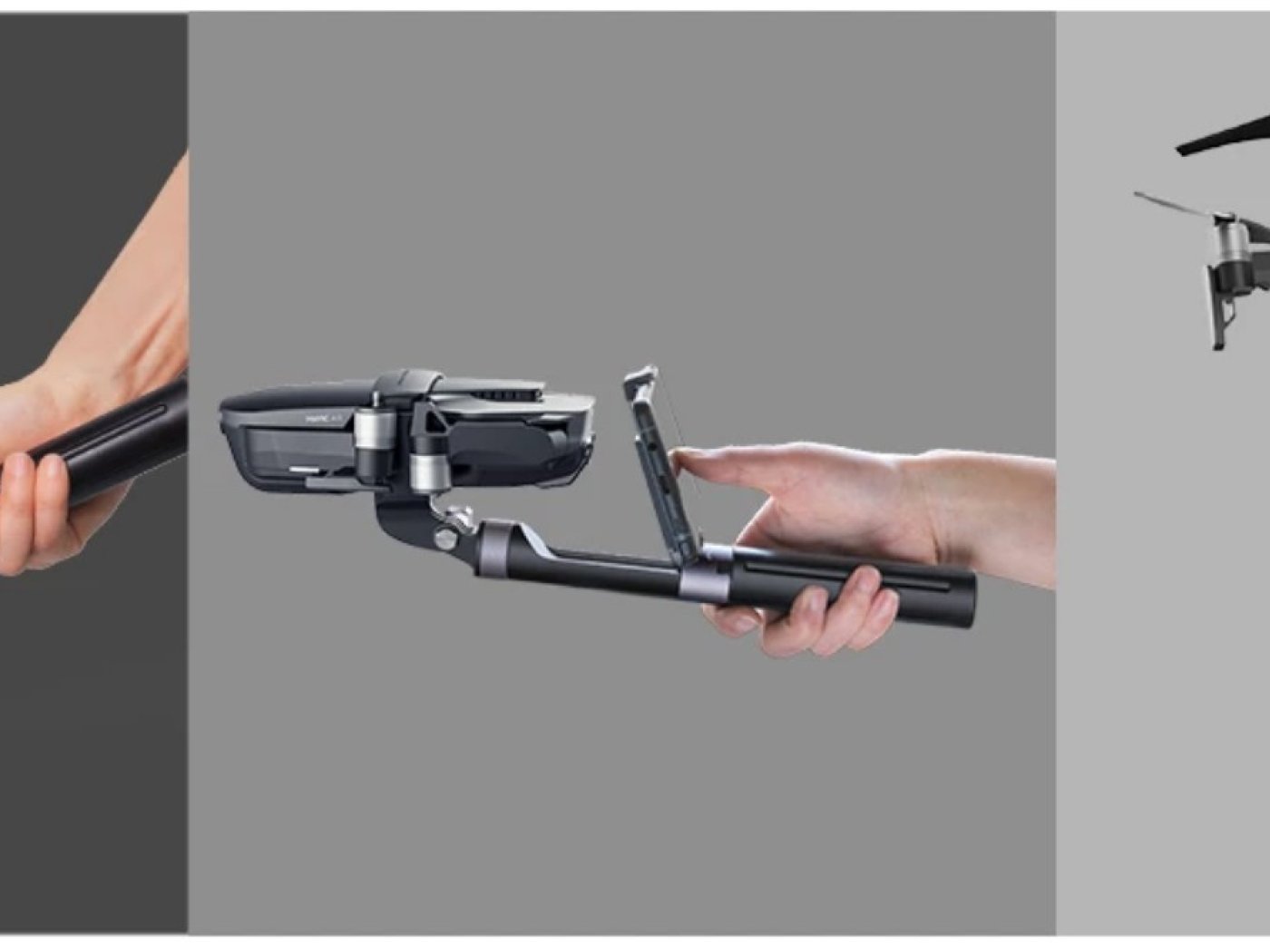 DJI Mavic Air držák pro ruční natáčení a stativ