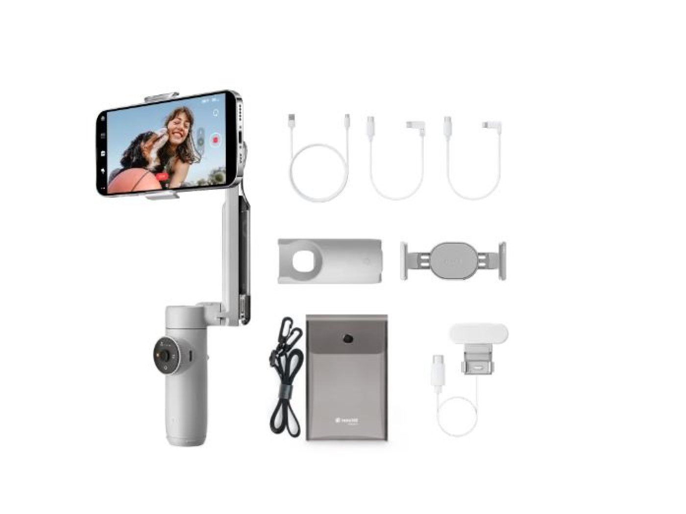 Stabilizátor na telefon Insta360 Flow Combo (šedý)