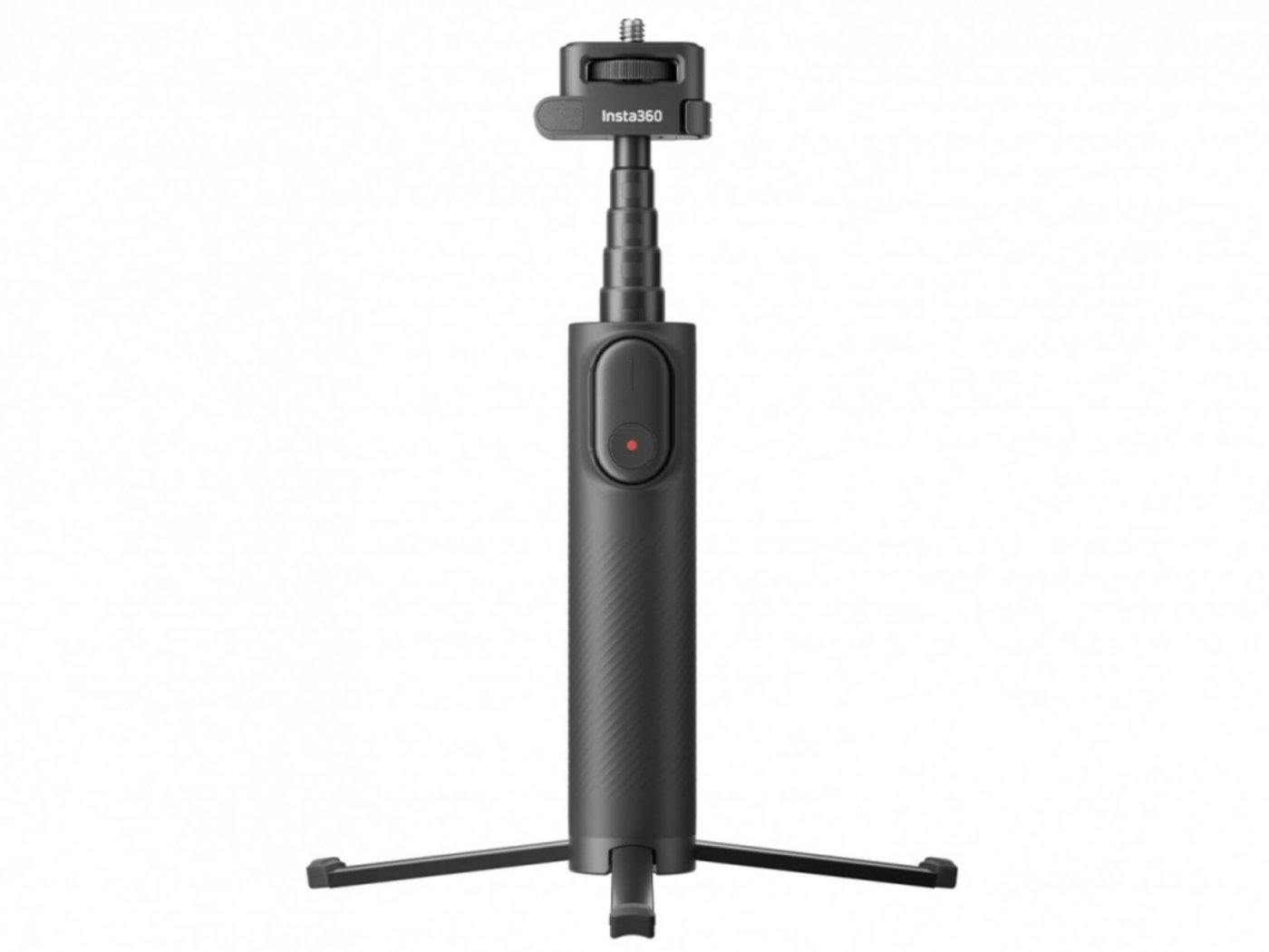 Skládací selfie tyč 2v1 s mini dálkovým ovládáním pro kameru Insta360