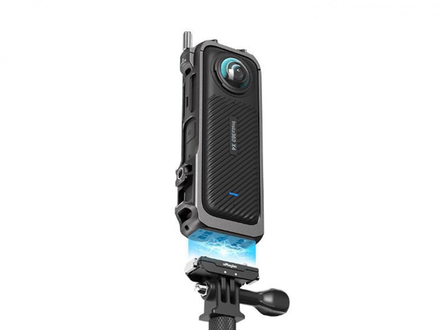 Rychloupínací CNC rám s ochranou objektivu na kameru Insta360 X4