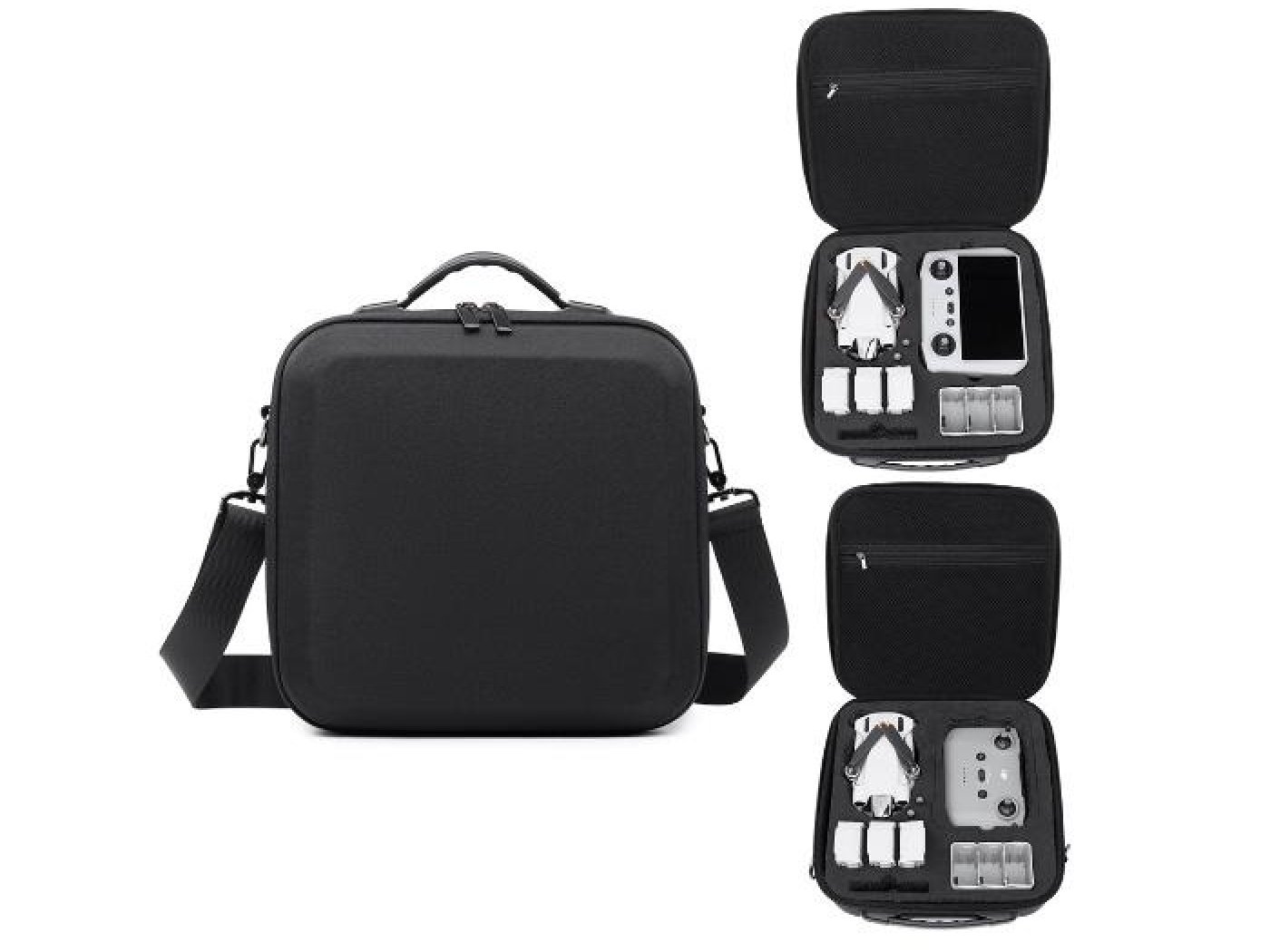 Černé nylonové pouzdro s popruhem na dron DJI Mini 3 / Mini 3 Pro