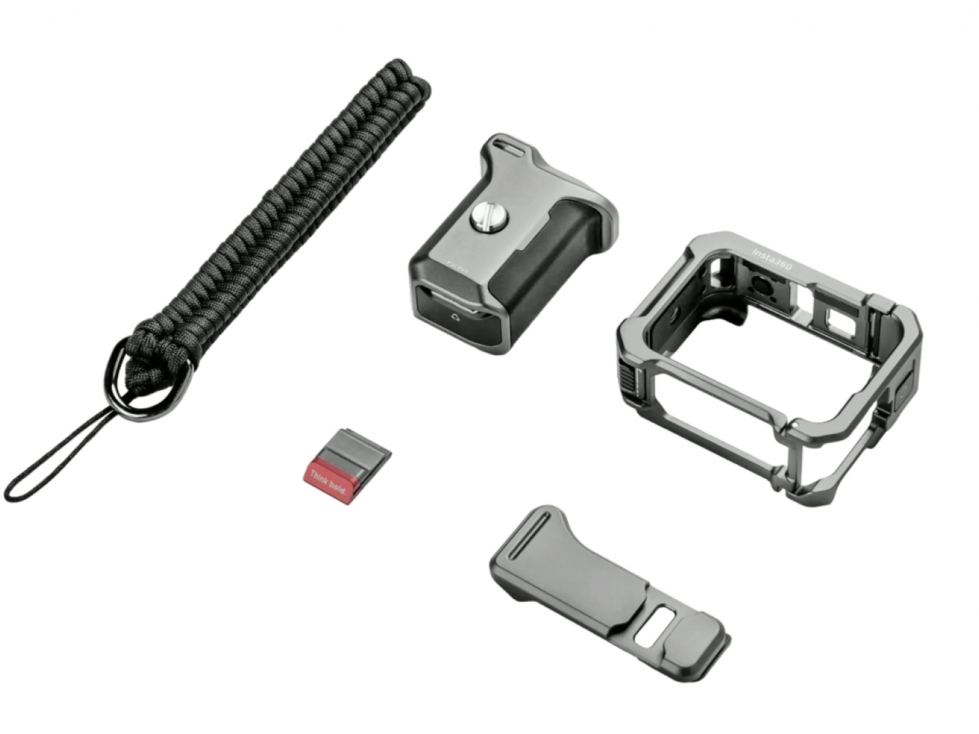 Xplorer Grip Kit pro akční kameru Insta360 Ace Pro 2/ Ace Pro - stříbrný