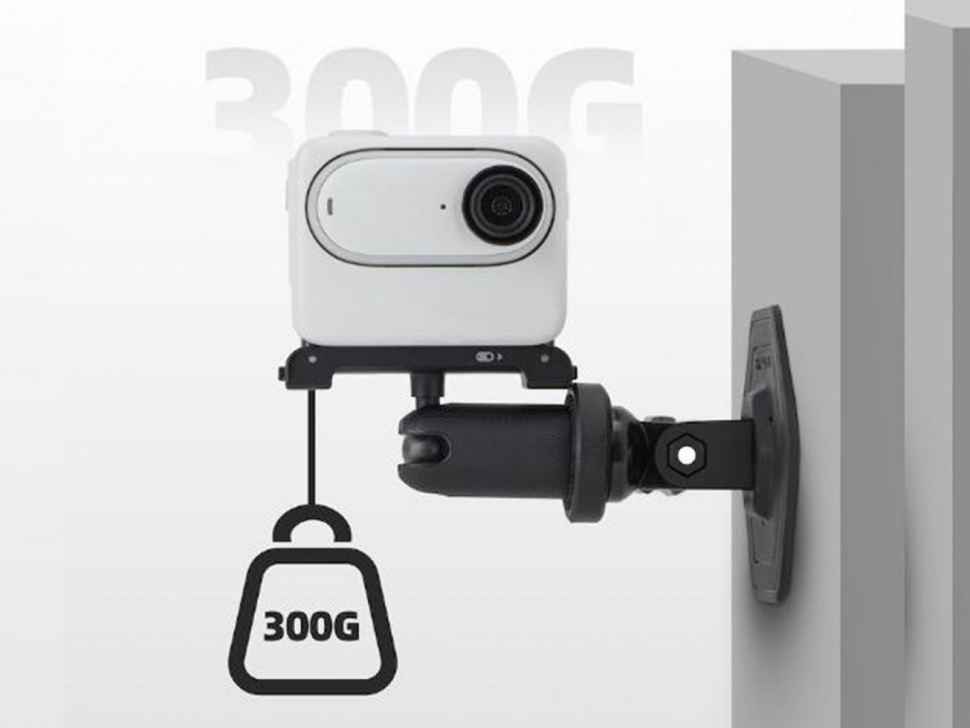 Flexibilní nalepovací držák pro akční kameru