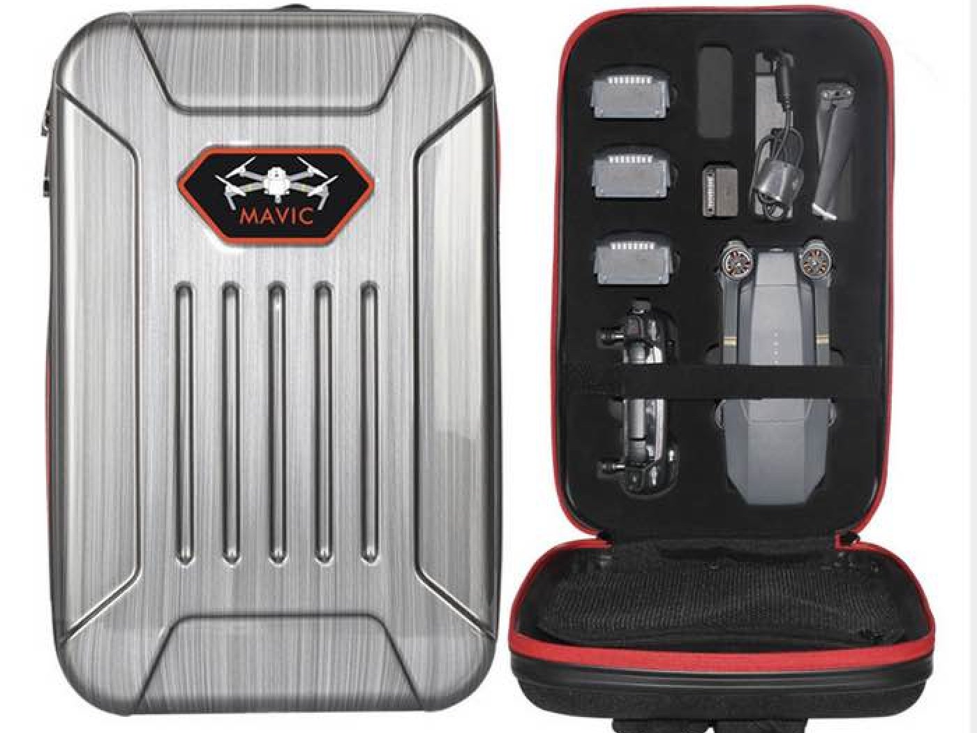 Batoh na dron DJI Mavic Pro stříbrný