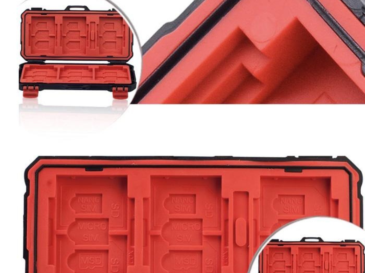 Odolné pouzdro na paměťové karty