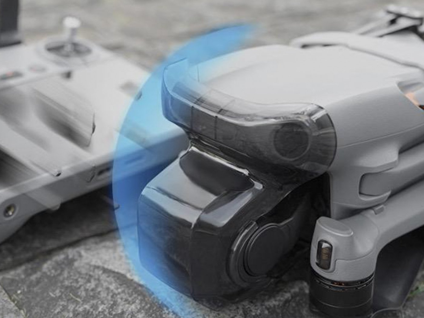 Kryt gimbalu a předních senzorů dronu DJI Air 3