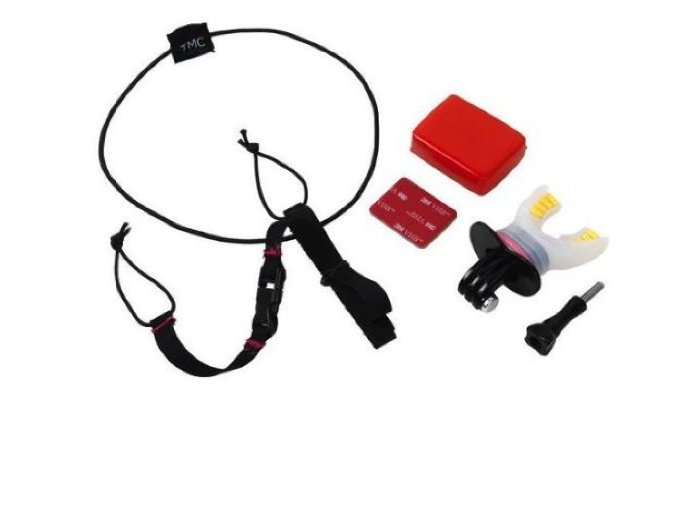 Držák akční kamery do pusy (typ 1)